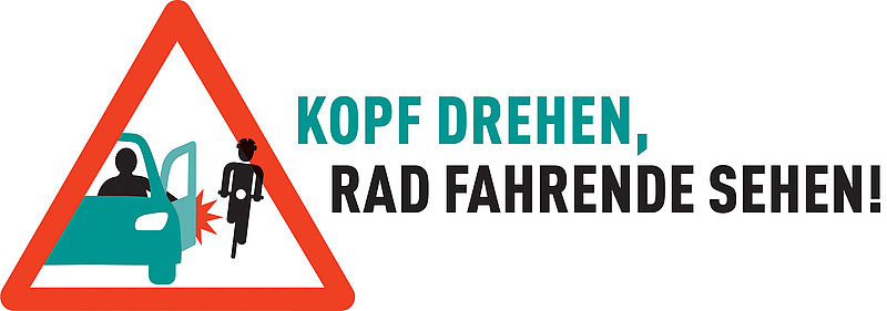 Appell an Autofahrer*innen: „Kopf drehen, Rad Fahrende sehen!“