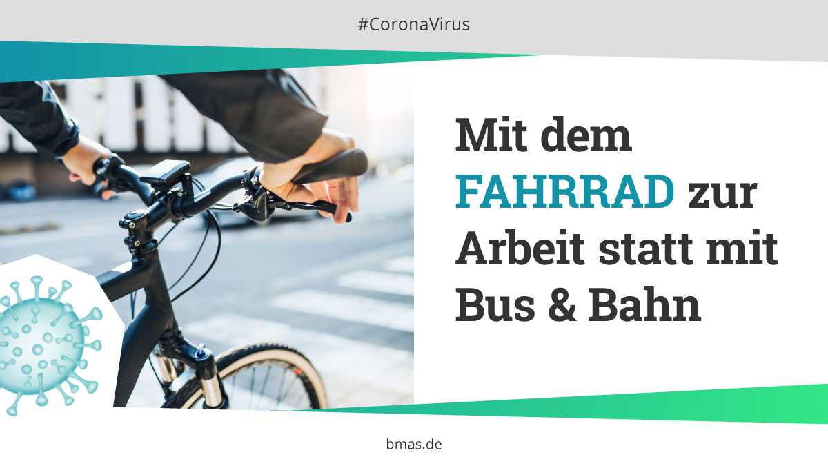 Bundesministerium für Arbeit und Soziales empfiehlt das Fahrrad