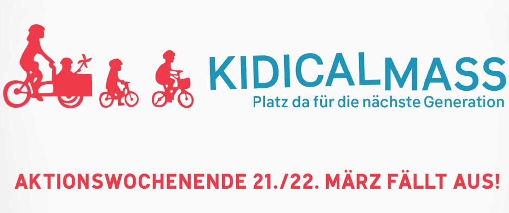 Kidical Mass muss leider ausfallen