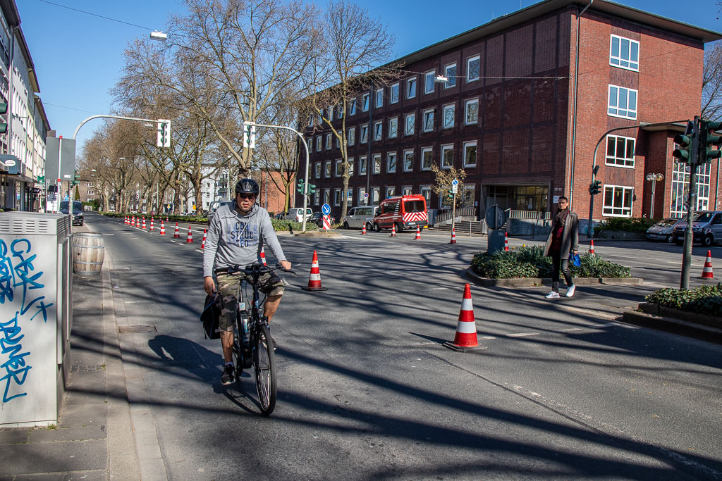 Corona: Temporäre Fahrradstraßen und Radwege auch in Bochum