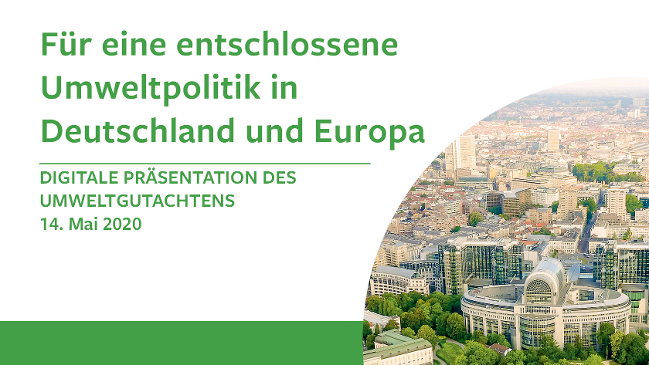 Umweltrat fordert ökologische Konjunktur­programme und Ausbau der Fuß- und Radverkehrs­infrastruktur