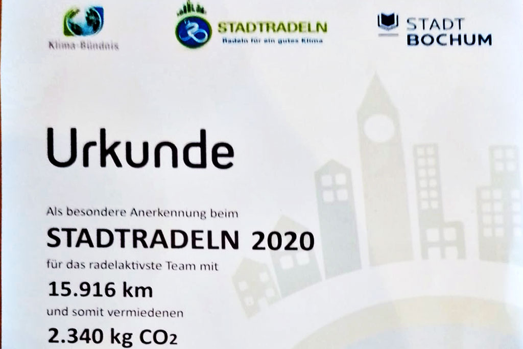 Silber für Radwende beim Stadtradeln