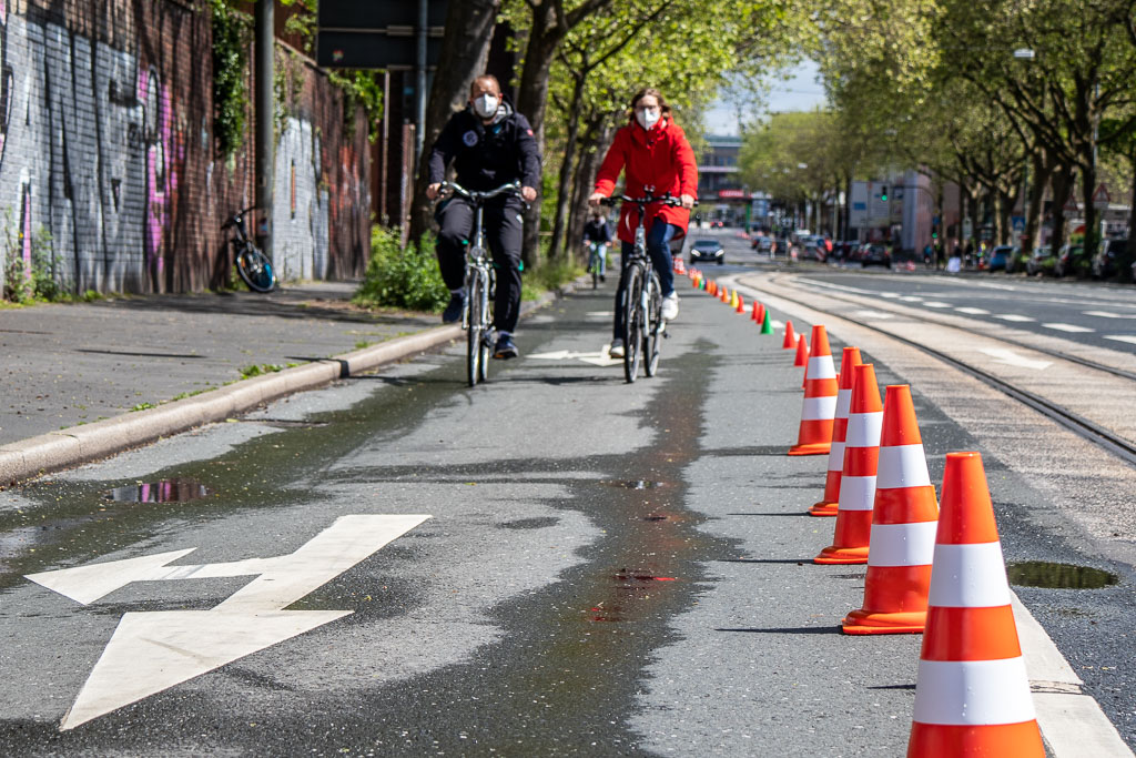 Pressemitteilung Popup-Radweg Wittener Str.