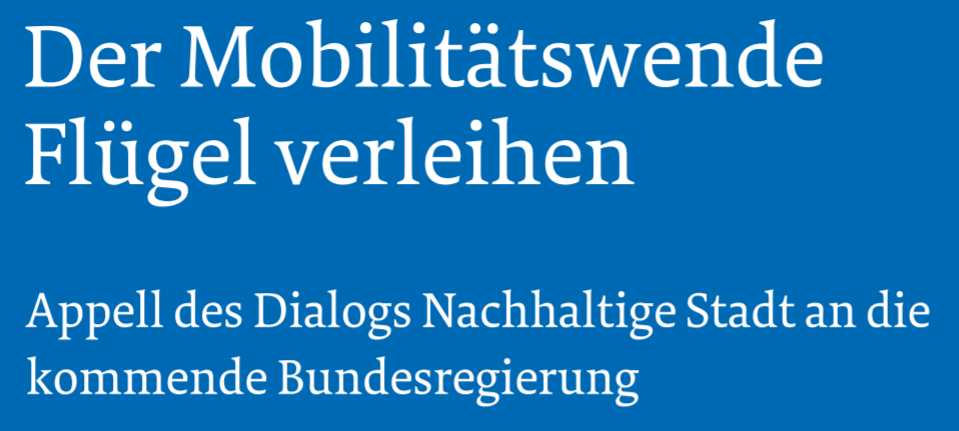 25 (Ober-)bürger­meister:innen wollen „Der Mobilitätswende Flügel verleihen“