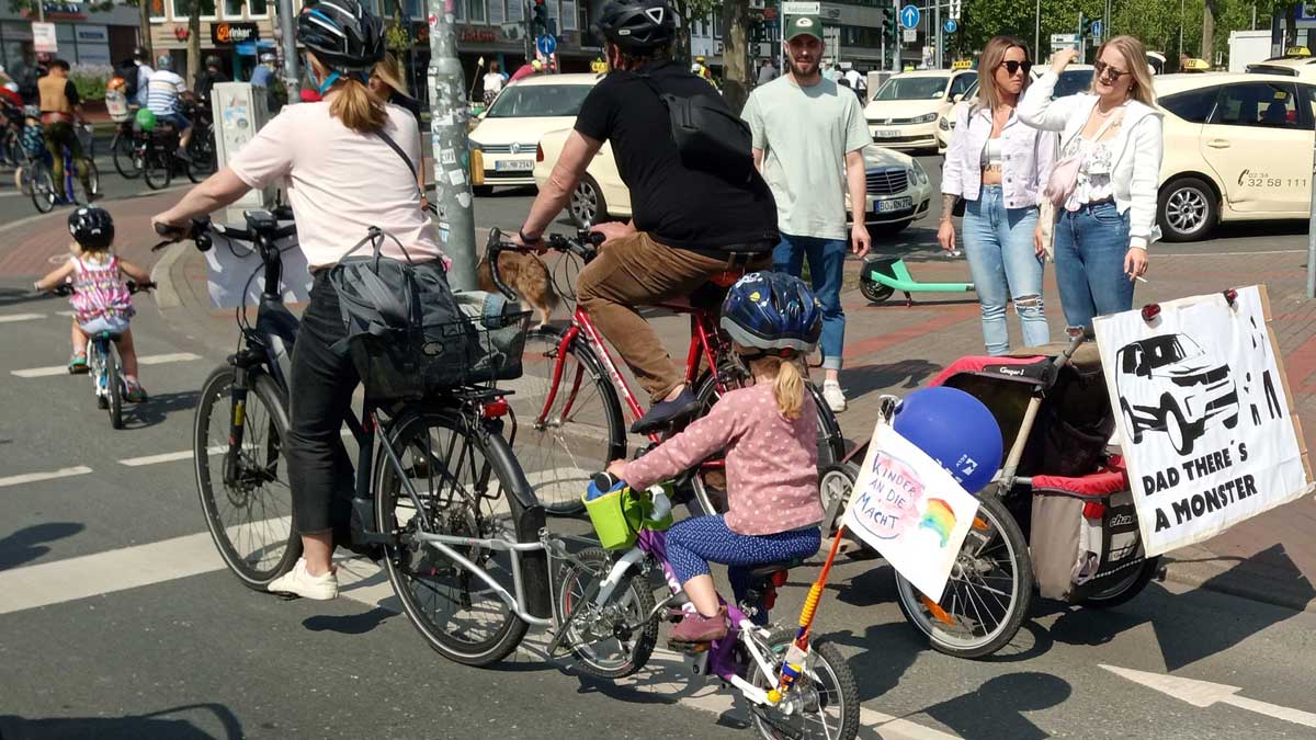 Positives Resümee zur zweiten „Kidical Mass“ in Bochum