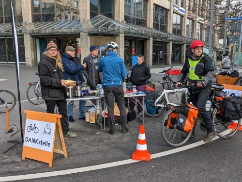 2. winter bike to work day