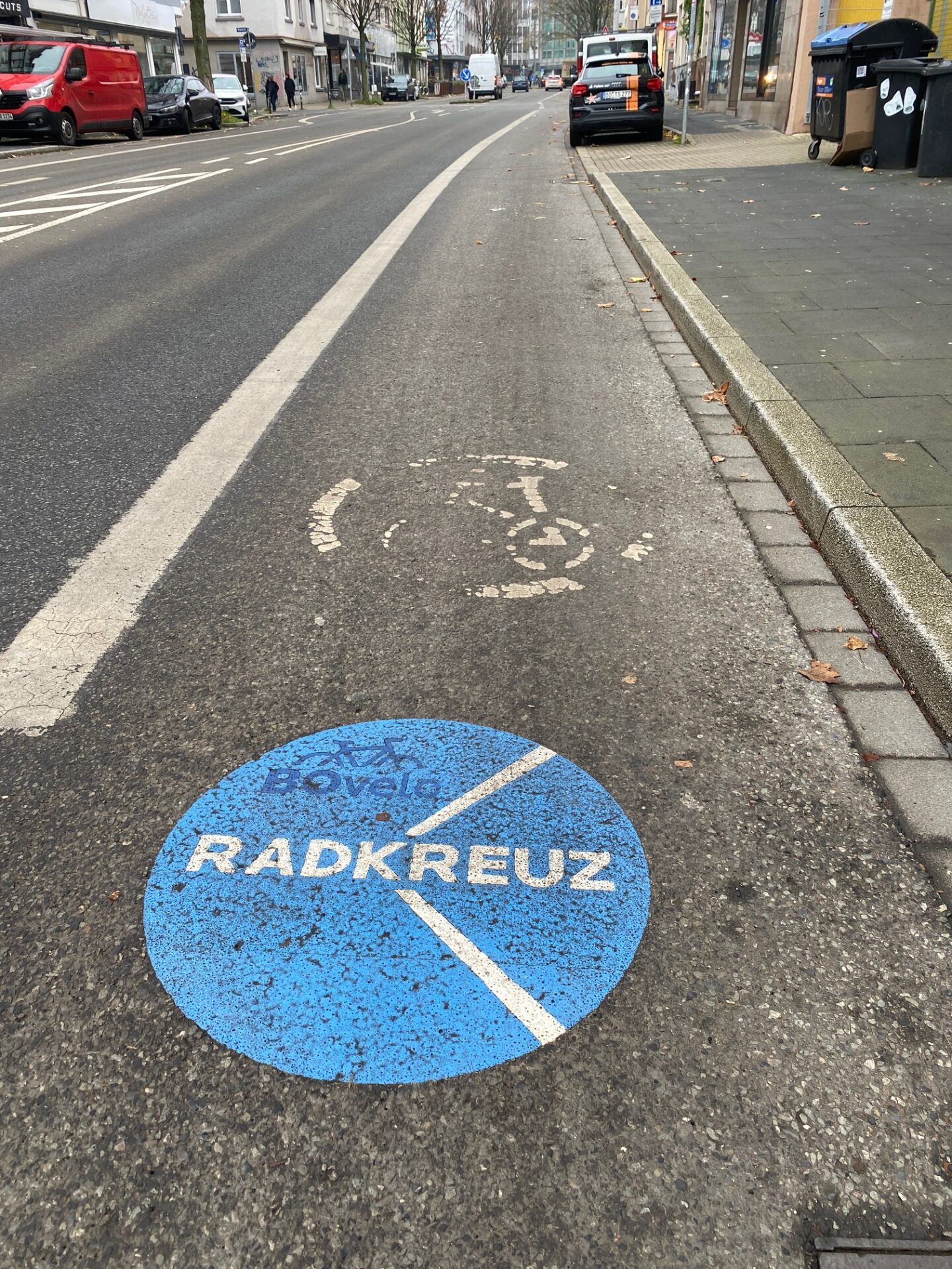 Fahrradaktion am Radkreuz